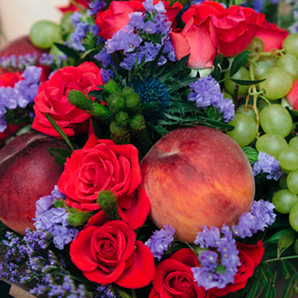 fruit flowers bouquet