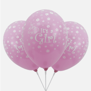Baby Girl Balloons delivery