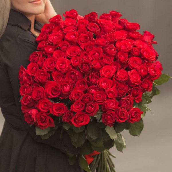 order 100 red roses
