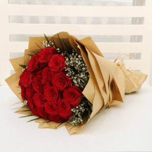 Hand Bouquet of Red Roses