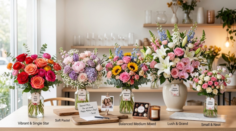 How to choose the right Mother’s Day bouquet with beautiful flowers and elegant arrangements