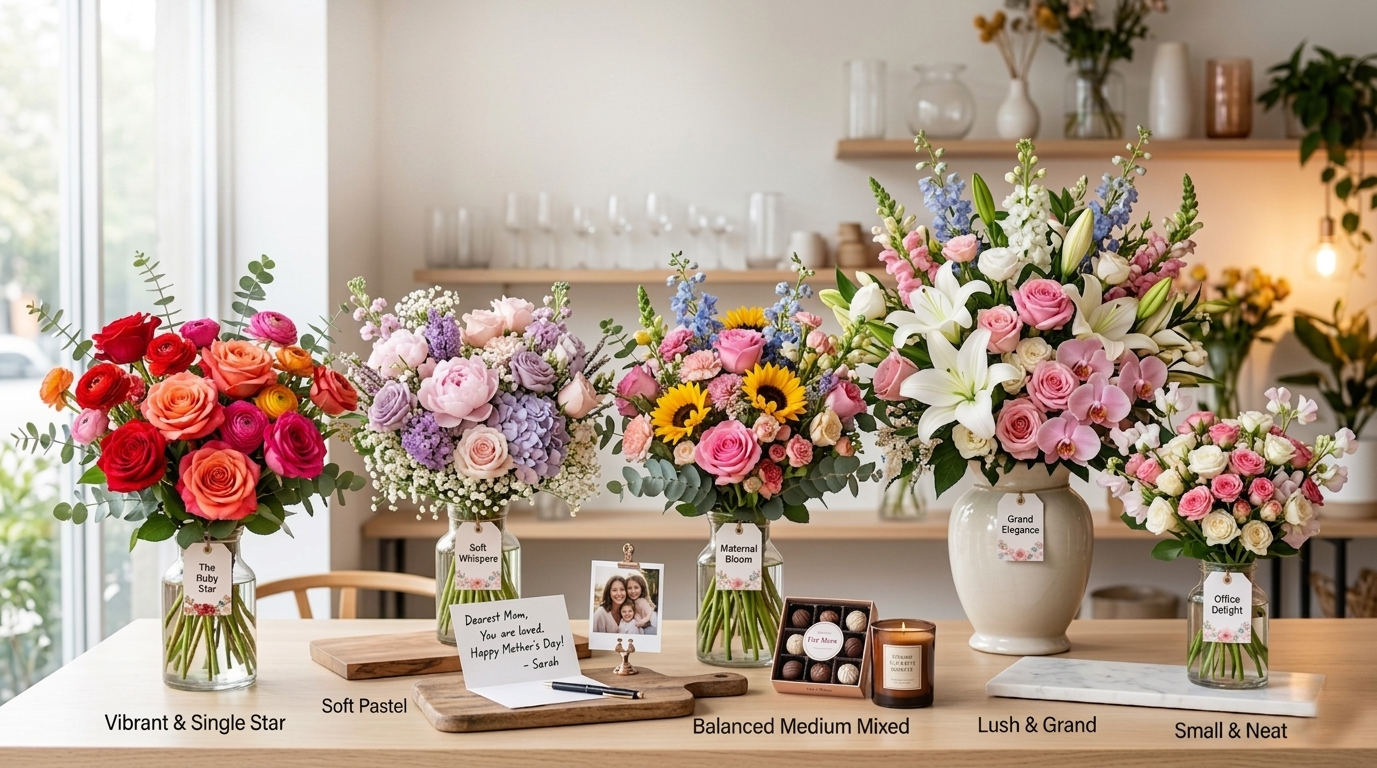 How to choose the right Mother’s Day bouquet with beautiful flowers and elegant arrangements