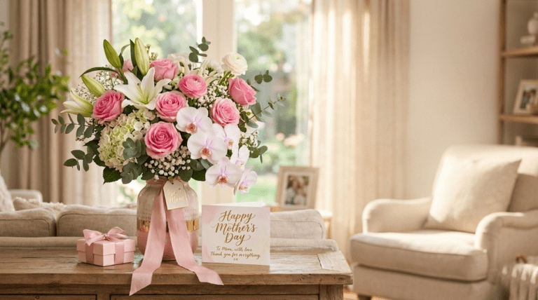 Send flowers as a Mother’s Day gift with beautiful bouquets and elegant floral arrangements