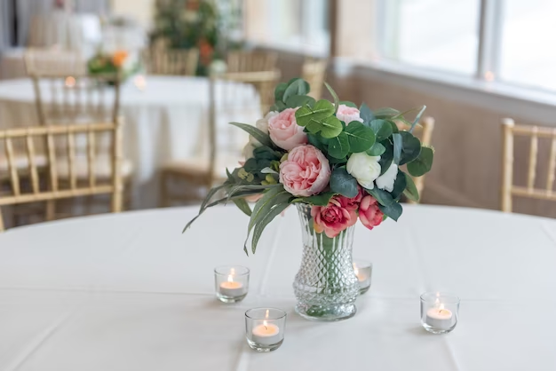  Wedding Table Centerpieces Online with Black Tulip Flowers!