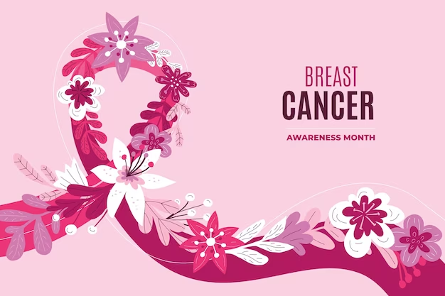 Breast cancer awareness flower arrangement in oman