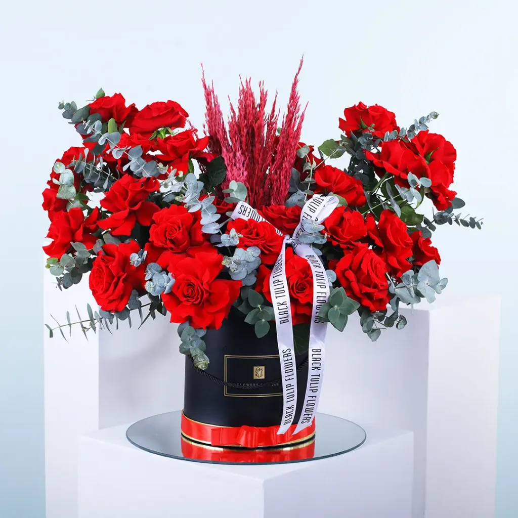 Full Bloom Red Roses Box