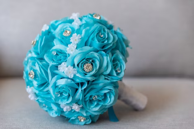 Blue Rose Bridal Bouquets