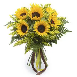 Sunflower Bunch in vase
