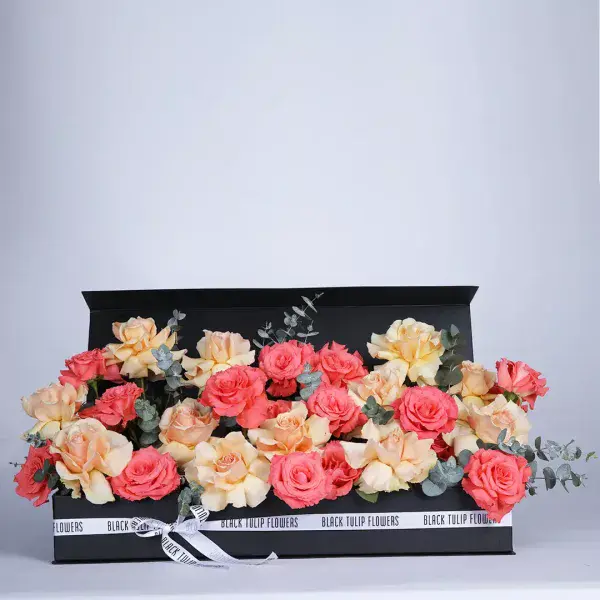 mix roses in box