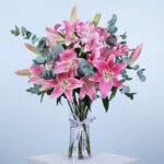 Elegant Pink Lilies