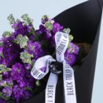 04 - Stunning Purple Mathiola Bouquet