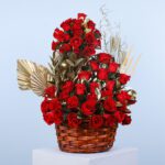 Golden Red Basket 1