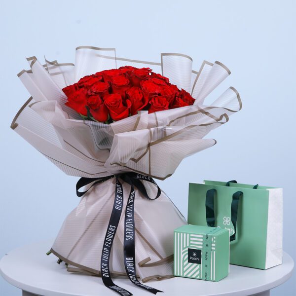 Send love with the "Cupid’s Favorite" combo – fresh roses and premium chocolates to make this Valentine’s Day unforgettable. Order now for a sweet surprise!