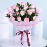 Delicate Blush Rose Bouquet