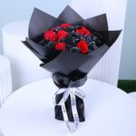Midnight Passion Rose Bouquet