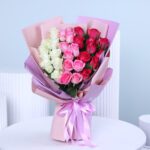 Three-Tone Rose Bouquet