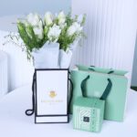 White Tulips with Patchi Gift Set