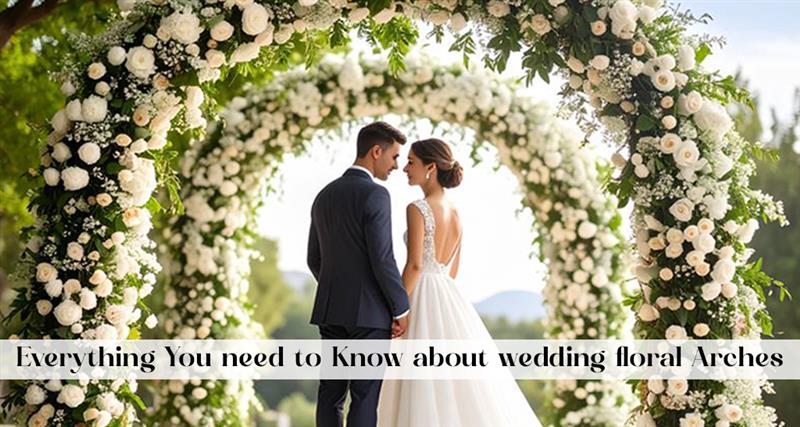 Discover trending floral arches for weddings, including flower arch décor, DIY tips, faux flower arches & circle arch ideas for dreamy setups.