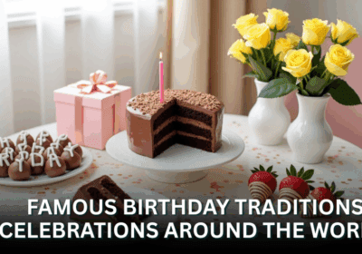Global birthday traditions like piñatas, cake-smearing, and crown-wearing.