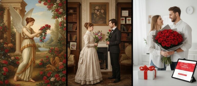 Flowers and love: a story rooted in history and romantic traditions.