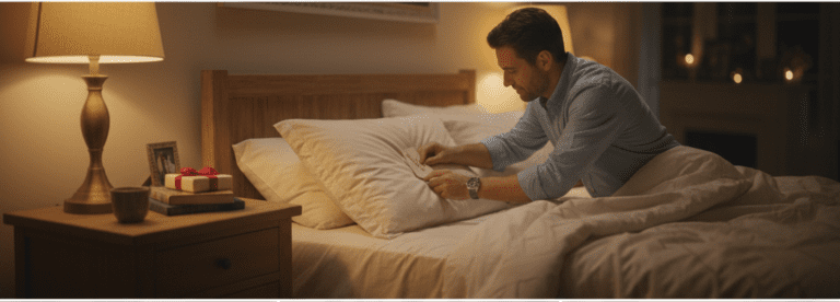 “Couple exchanging small romantic gestures that speak loudly without words.