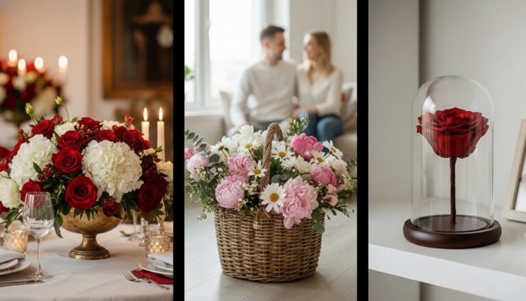 When love is meant to last beyond the moment, symbolised by timeless flowers.