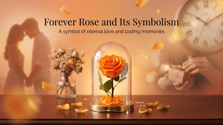 Forever rose symbolizing eternal love and timeless beauty