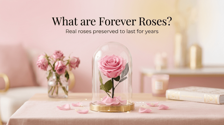 Forever roses preserved to maintain natural beauty for years