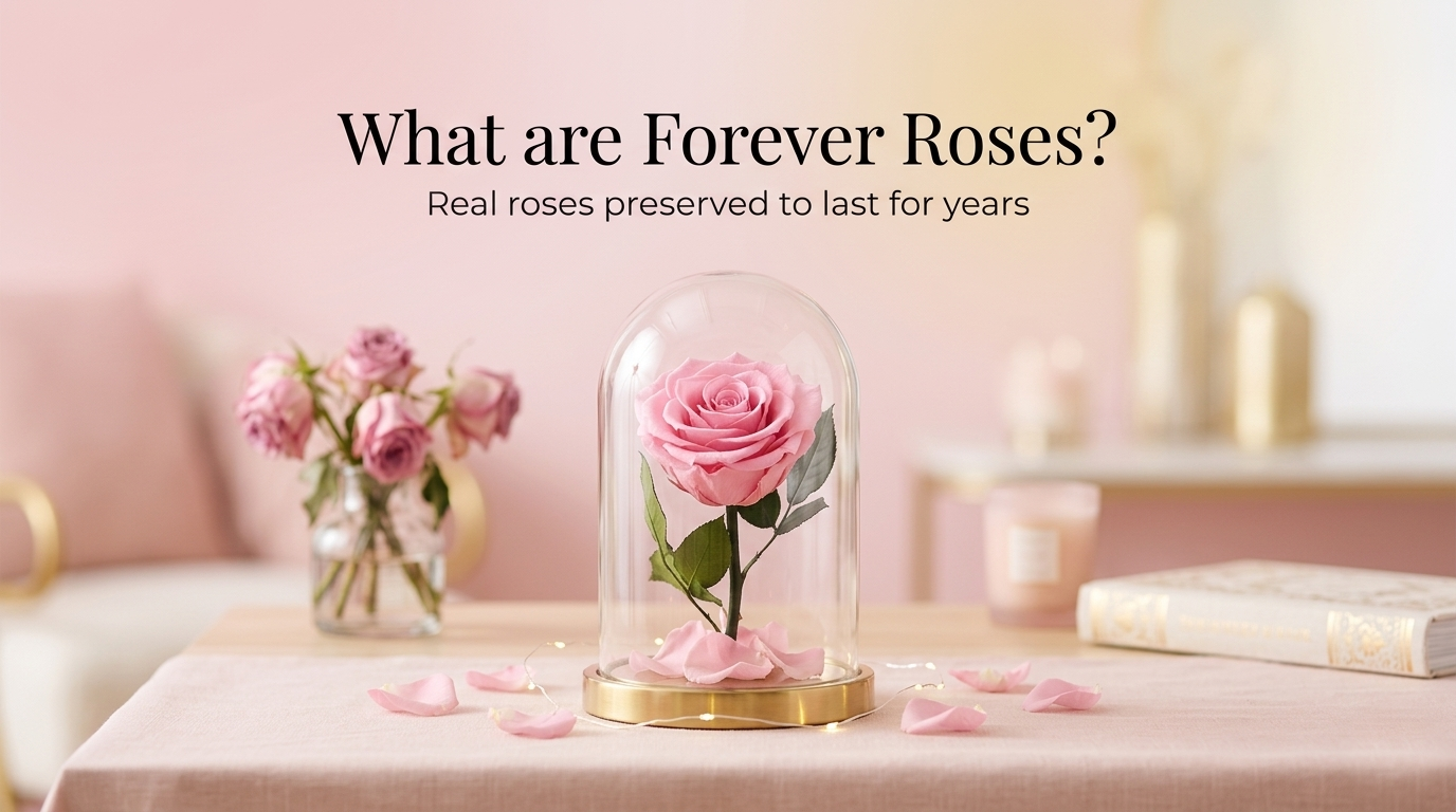 Forever roses preserved to maintain natural beauty for years