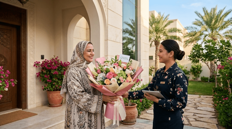 Same-day Mother’s Day flower delivery in Oman with fresh bouquets and elegant floral arrangements