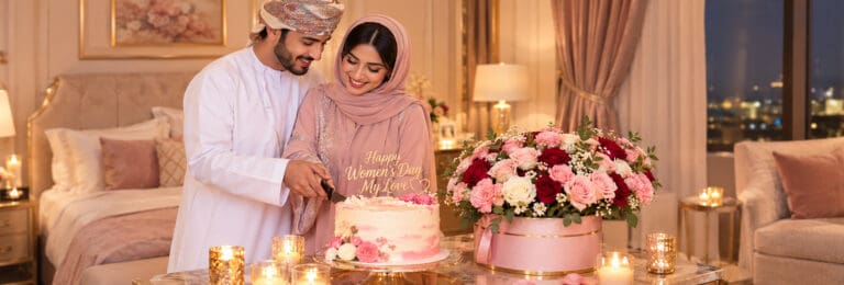 Romantic Omani Women’s Day wishes for a loved one, celebrating her beauty, strength, love, and special place in your heart